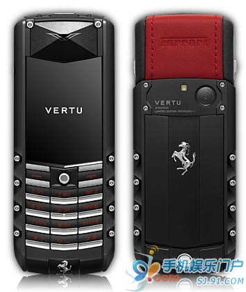 极度奢华 Vertu推钛金属法拉利GT限量手机