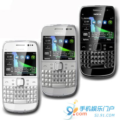 诺基亚E6-00银色版现身 预购价2900元